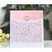 Pocket Invitation Wedding Invites Reception Card Laser Cut Paper 